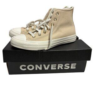 NEW Converse All Star Chuck Taylors Women’s Shoes Light Gold Sz 6.5 Streetwear